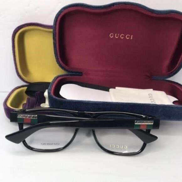 💯 Original GUCCI GG1117O FLAT TOP FRAMES IN BLACK - Picture 4 of 12